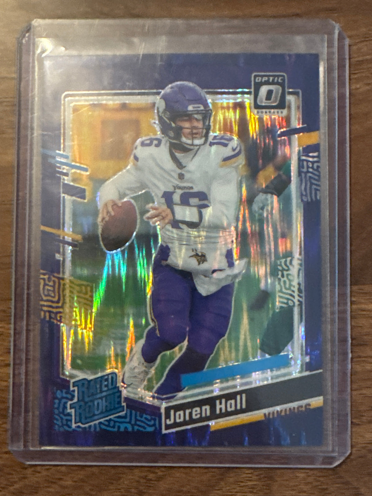 Jaren Hall RC Purple Shock Donruss Optic #270