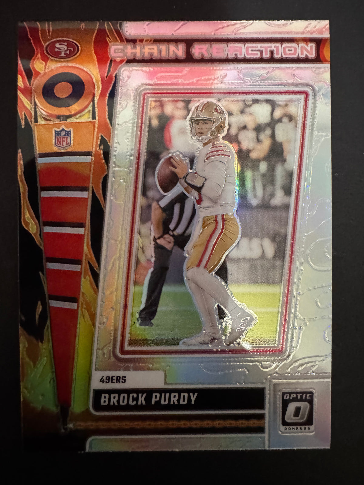 Brock Purdy Chain Reaction 2023 Donruss Optic #CR-BP