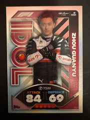 Zhou Guanyu RC Idol Silver 2022 Turbo Attax #352