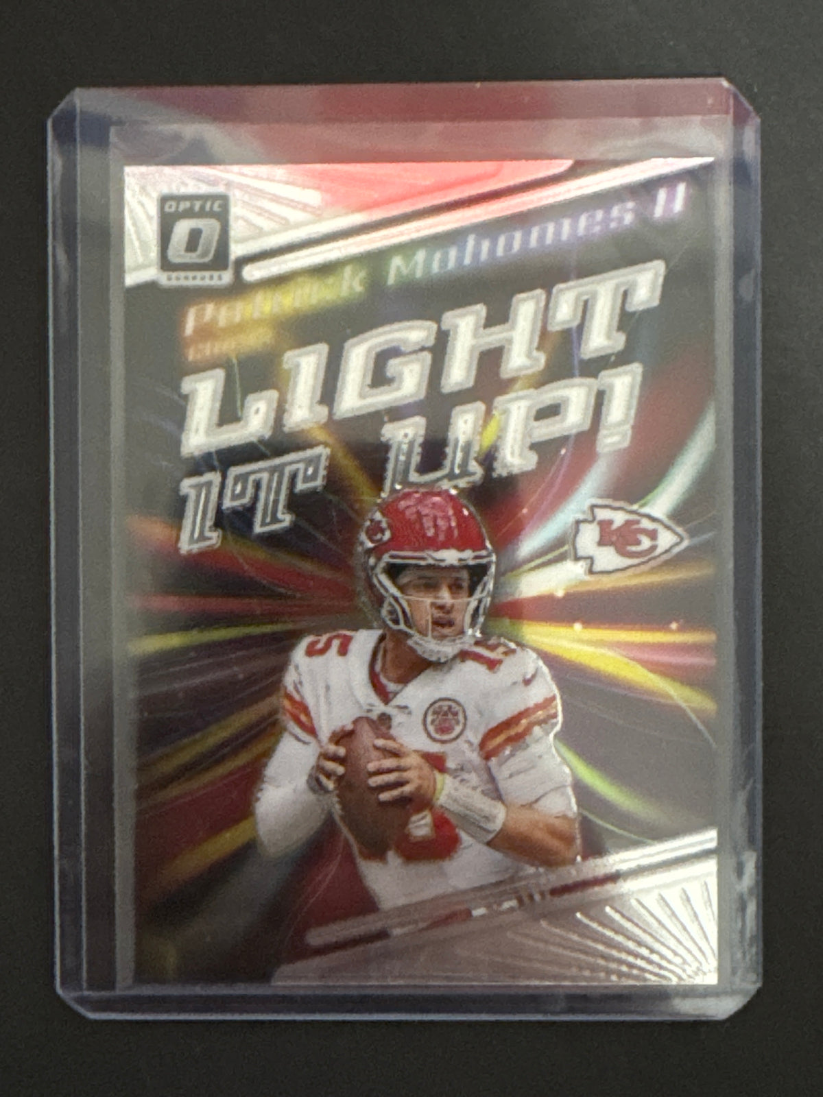 Patrick Mahomes Light It Up 2023 Donruss Optic #LU-PM