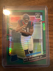 Will Anderson Jr. RC Green Hyper 2023 Donruss Optic Prizm RC #246