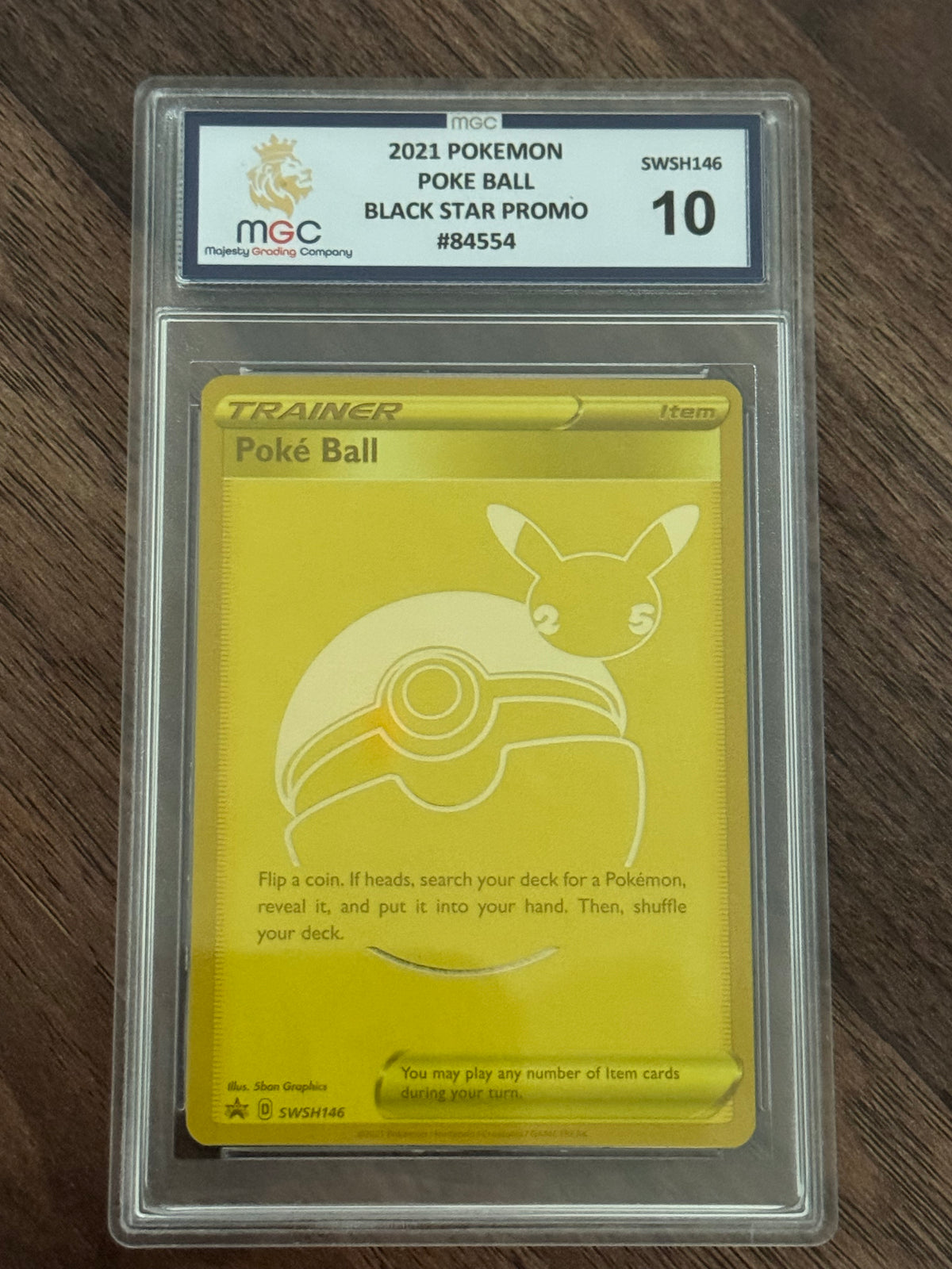 Poke Ball Black Star Promo Celebrations UPC MGC 10