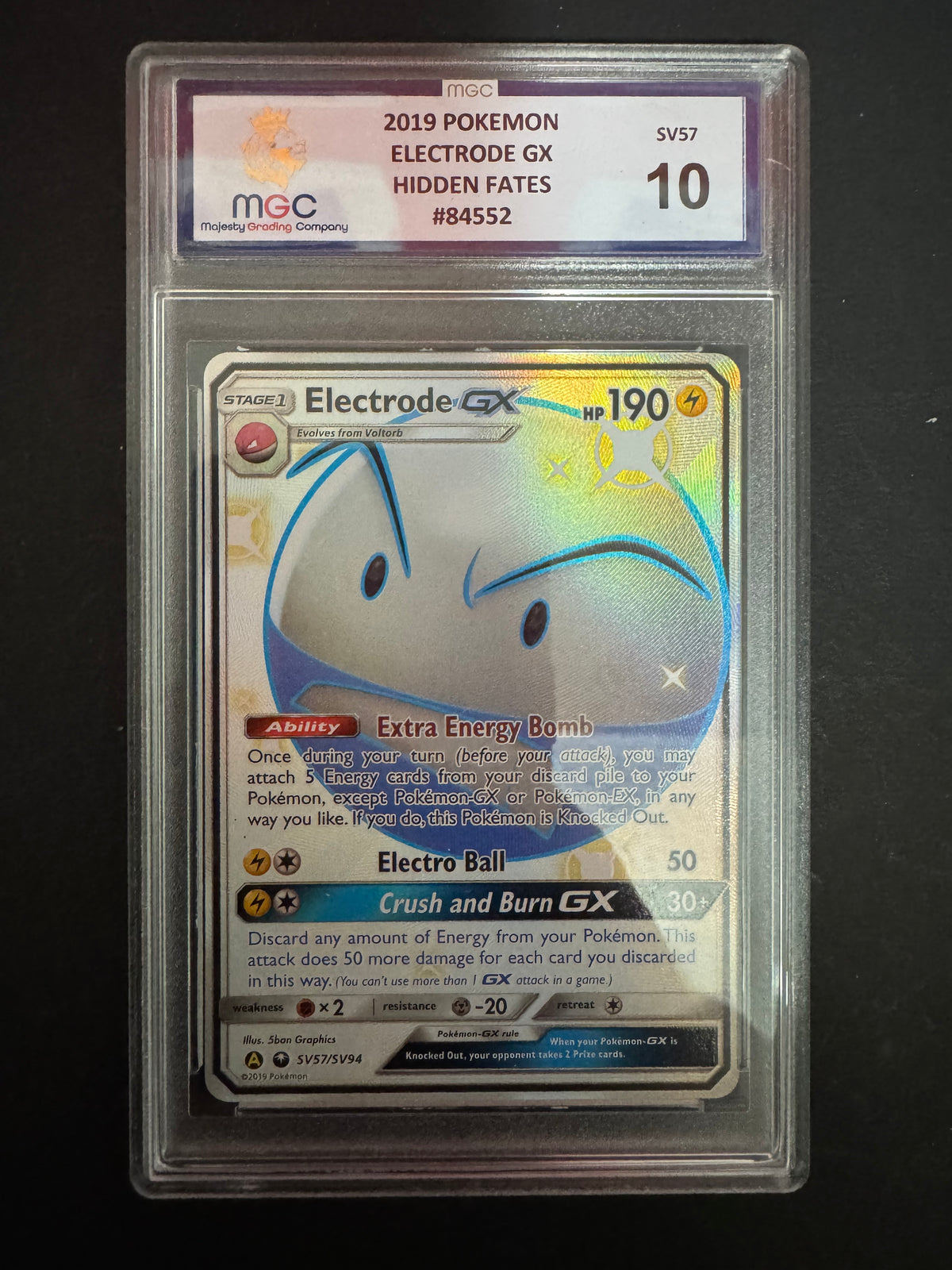 Electrode GX - SV57/SV94 Hidden Fates Shiny Vault MGC 10