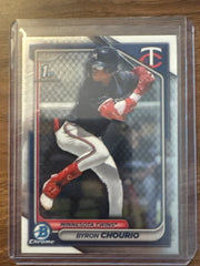 Byron Chourio RC SIlver 1st Bowman 2024 Topps Bowman Chrome #BCP-129