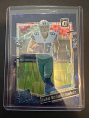 Luke Schoonmaker RC Purple Shock 2023 Donruss Optic #227